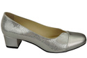 Damenschuhe Pumps Naturleder 164 Silber ElitaBut