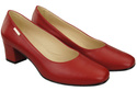 Damenschuhe Pumps Naturleder 172 Rot ElitaBut