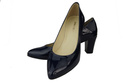 Damenschuhe Pumps Naturleder Marineblau Lack 974 ElitaBut