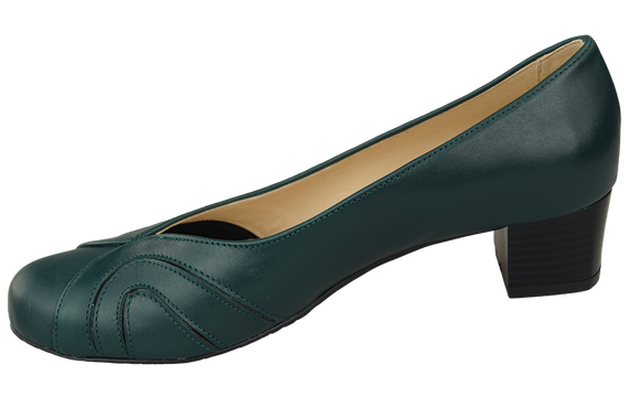 Damenschuhe Pumps Naturleder Malachit 786 ElitaBut