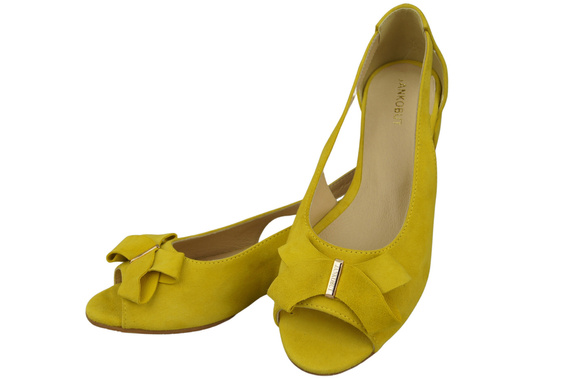 Schuhe Zitronensandalen für Damen, natürliches Wildleder 994 Kombination aus Stil und Komfort ElitaBut