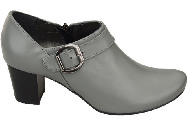 Schuhe Damenschuhe, Naturleder, Grau 826 ElitaBut