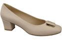 Damenschuhe Pumps Naturleder 187 Beige ElitaBut