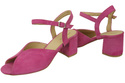 Damenschuhe Sandalen Fuchsia Naturleder Wildleder 185 ElitaBut