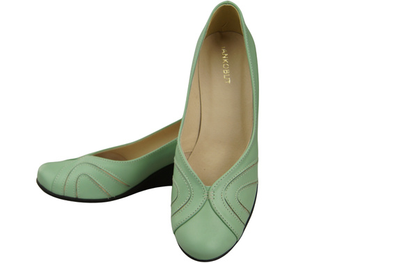 Damen Schwarz Naturleder Gestiefelte Minze 828 ElitaBut