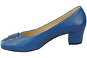 Damenschuhe Pumps Naturleder 187 Blau ElitaBut