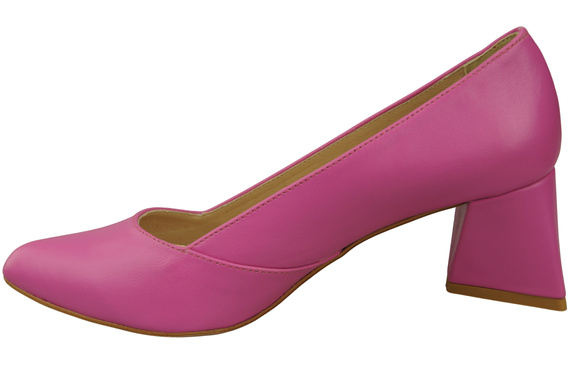 Damen Pumps Fuchsie Echtleder Spitz Zehen Absatz ElitaBut 221