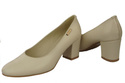 Damenschuhe Pumps Beige Naturnarbenleder 125 ElitaBut