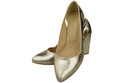 Damenschuhe Goldene Pumps, Naturleder 184 ElitaBut