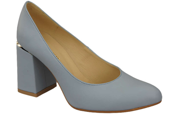 Damenschuhe Pumps Hellblau Naturleder 179 ElitaBut