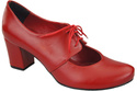 Schuhe Damenschuhe, Naturleder, Rot 161 ElitaBut