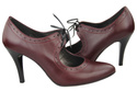 Damenschuhe Pumps Naturleder Burgund 553 ElitaBut