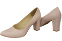 Damenschuhe Pumps Rosa Puder Naturleder 170 ElitaBut