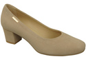 Bequeme Frauen Schuhe Beige Wildleder 172 Z ElitaBut