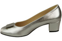 Damenschuhe Pumps Naturleder 187 Silber ElitaBut