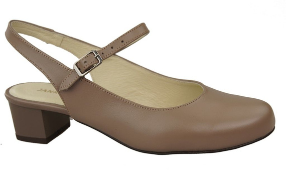 Damenschuhe Cappuccino Sandale, Naturleder 108 ElitaBut