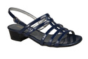Damenschuhe Sandalen mit flachem Absatz Marineblau 622 ElitaBut