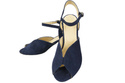 Damenschuhe Sandalen Marineblau, Naturleder, Wildleder 185 ElitaBut