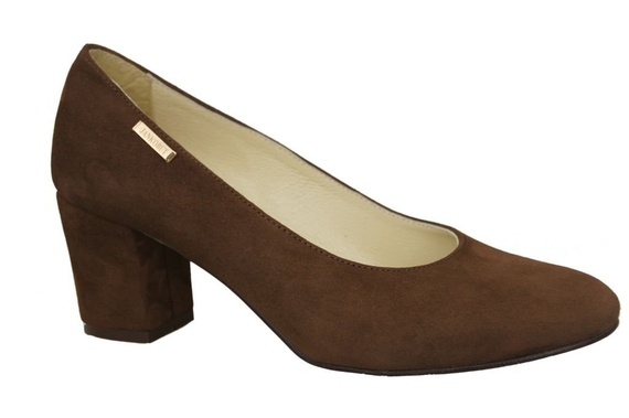 Damenschuhe Pumps Braun Naturleder Wildleder 125 ElitaBut