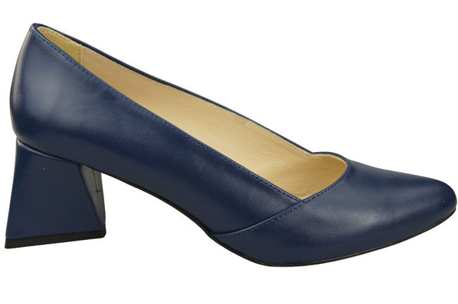 Damen Pumps Beige Echtleder Spitz Zehen Absatz ElitaBut 221