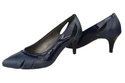Damenschuhe Pumps Marineblau, Naturleder 995 ElitaBut