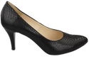 Damenschuhe Pumps Schwarz Schlangenmotiv, Naturleder 150 ElitaBut