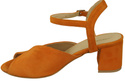 Damenschuhe Sandalen Orange, Naturleder, Wildleder 185 ElitaBut