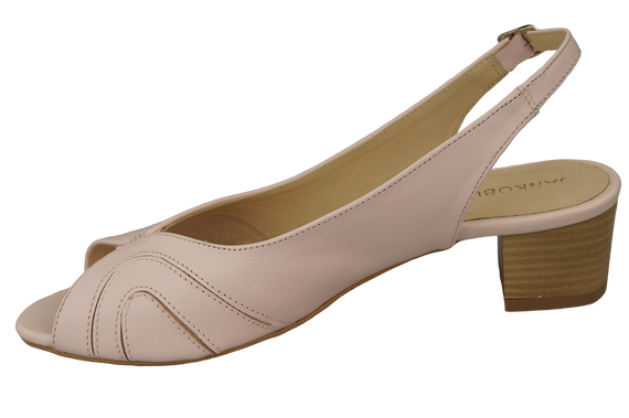 Damenschuhe Sandalen, Naturleder, Puderrosa 991 ElitaBut