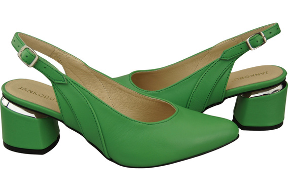 Damenschuhe Limette Sandalen, Naturleder 196 ElitaBut