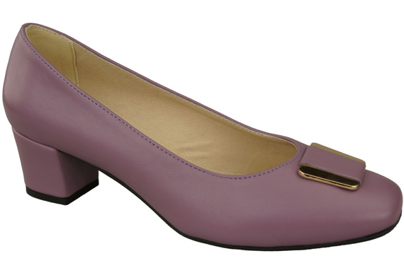 Damenschuhe Pumps Naturleder 187 Lila ElitaBut