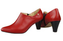 Damenstiefeletten, Naturleder, Rot 864 ElitaBut