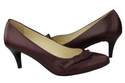 Damenschuhe Pumps Naturleder Burgund 989 ElitaBut