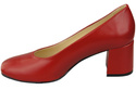 Damenschuhe Pumps Naturleder 171 Rot ElitaBut