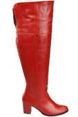 Footwear Overknee-Stiefel für Damen, Naturleder 190 Red ElitaBut