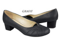 Damenschuhe Pumps, Naturleder, Graphit 786 ElitaBut