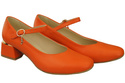 Damenschuhe Orange Riemchenpumps Naturleder 202 ElitaBut