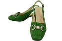 Damenschuhe Grün Sandalen mit Fransen verziert Naturleder 208 ElitaBut