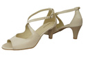 Damenschuhe Beige Sandalen Naturleder 115 ElitaBut