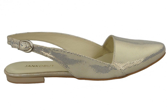 Schuhe Damen Sandalen Gold Naturleder 996 ElitaBut