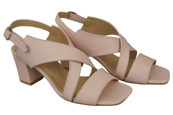 Damenschuhe Sandalen Rosa Puder Naturleder 149 ElitaBut