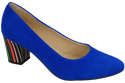 Damenschuhe Azure Pumps Natürliches Wildleder mit dekorativem Absatz 158 von ElitaBut