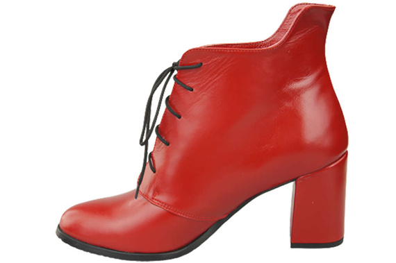 Damen Schnürstiefel Frühling/Herbst Naturleder Rot 174 L ElitaBut