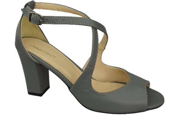 Damenschuhe Sandalen Grau Naturleder 186 ElitaBut