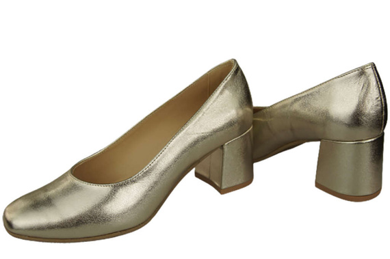 Damenschuhe Pumps Naturleder 171 Gold ElitaBut