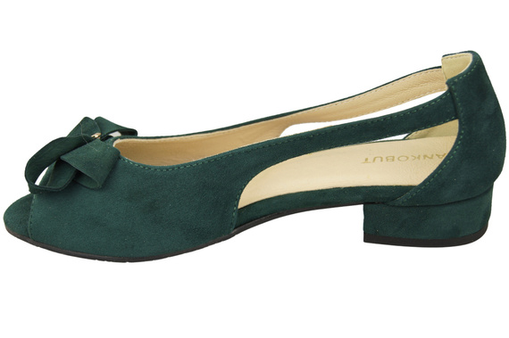 Schuhe Damensandalen Grünes natürliches Wildleder 994 Kombination aus Stil und Komfort ElitaBut