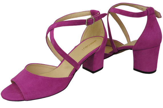 Damenschuhe Sandalen Alpenveilchen, Naturleder, Wildleder 111 ElitaBut