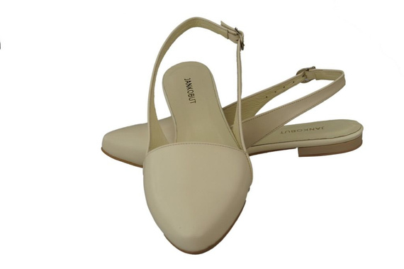 Schuhe Damen Sandalen Beige Naturleder 996 ElitaBut