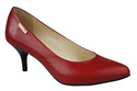 Damenschuhe Pumps, Naturleder, Rot 825 ElitaBut