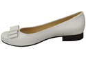 Damen Ballerinas, Naturleder, Weiß 702 ElitaBut