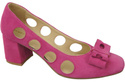 Damenschuhe Fuchsia Pumps Natürliches Wildleder 182 ElitaBut